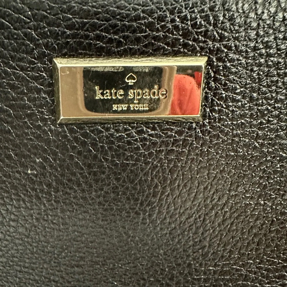 Kate Spade Black Leather Sedgwick Place Phoebe Tote, Chain Strap - Picture 10 of 11